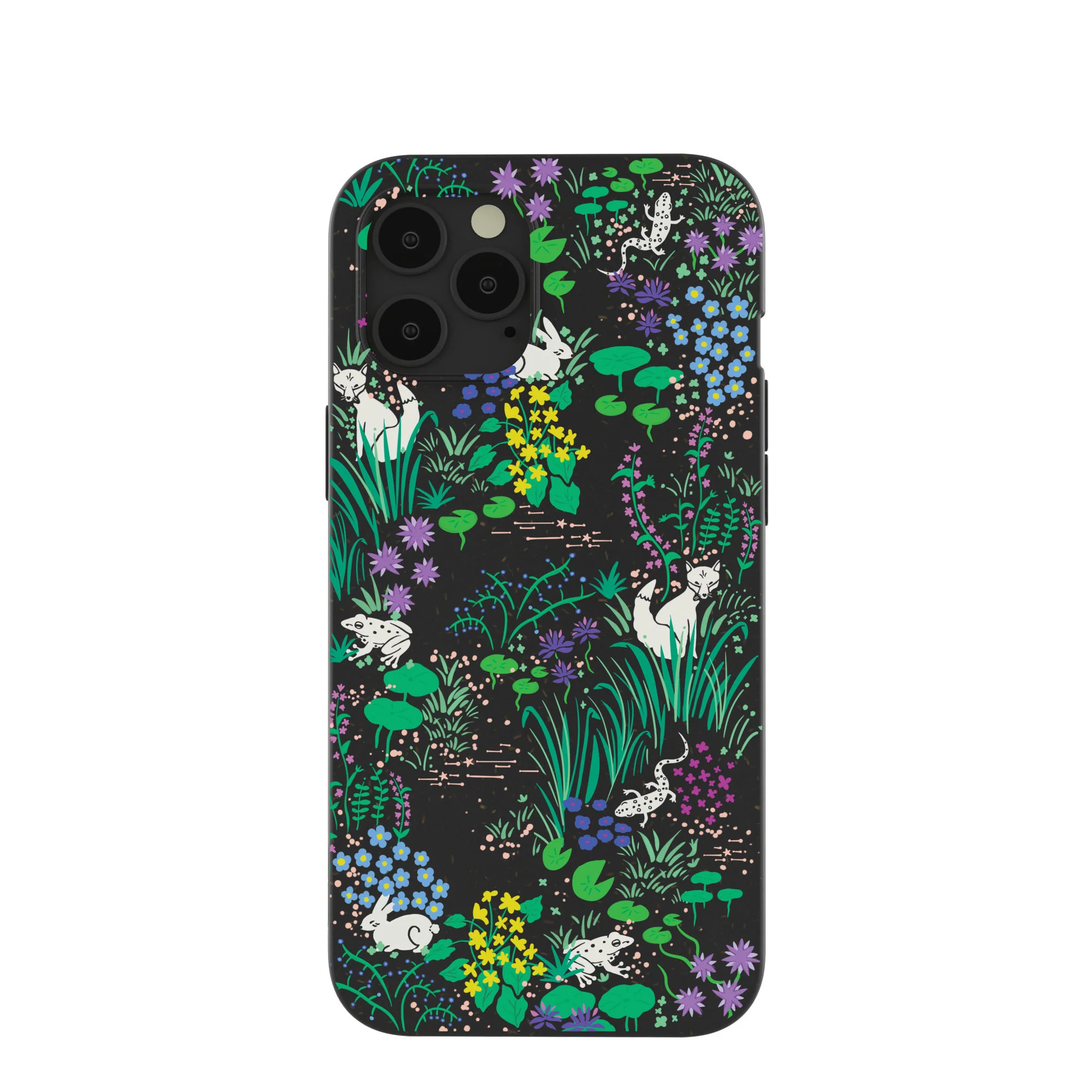 Black Midnight Pond iPhone 12 Pro Max Case