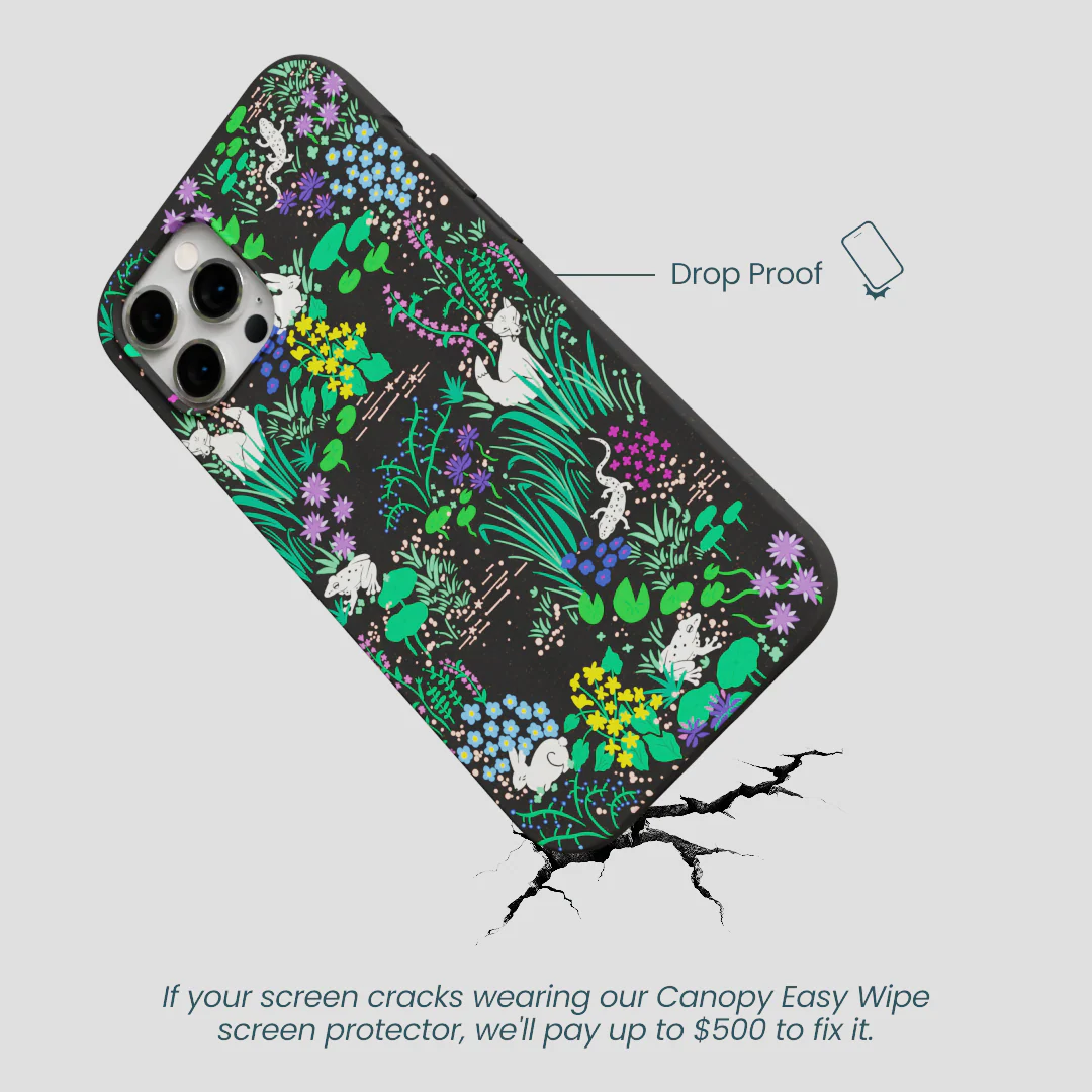 Black Midnight Pond iPhone 12 Pro Max Case - Image 5