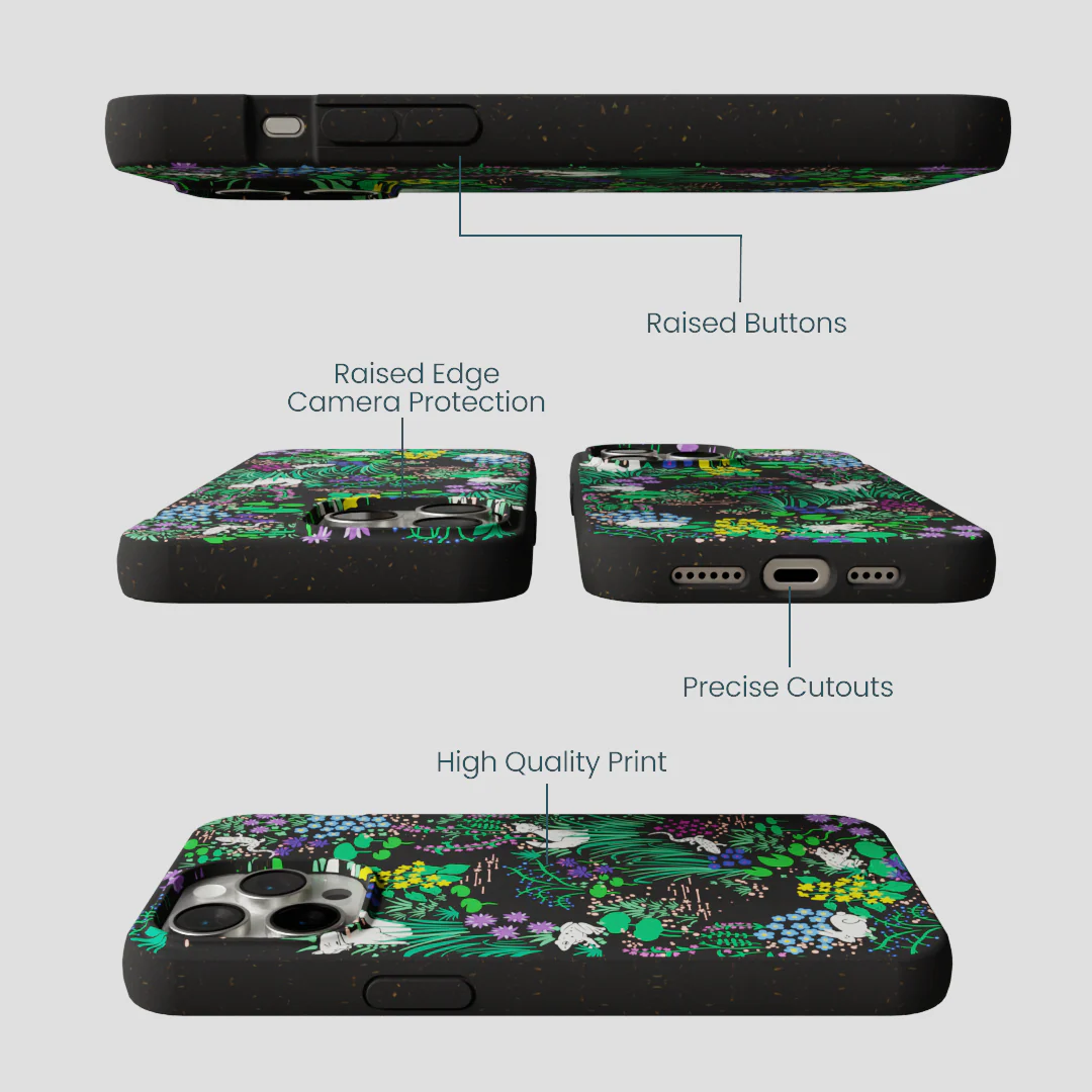 Black Midnight Pond iPhone 14 Pro Max Case - Image 3