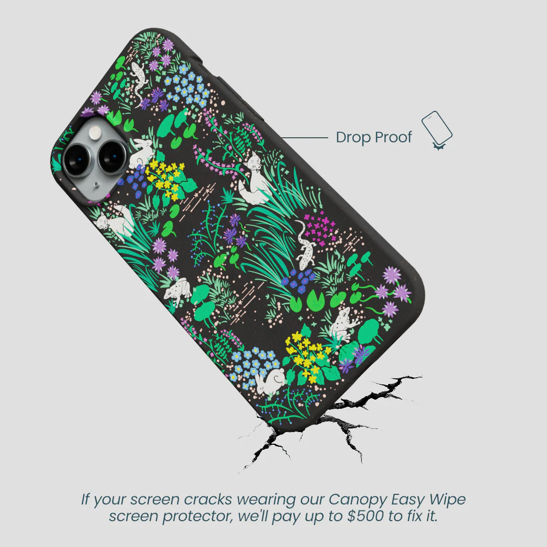 Black Midnight Pond iPhone 15 Plus Case - Image 5