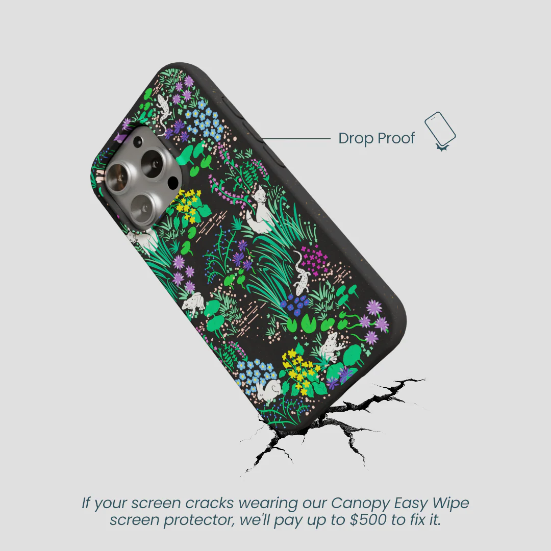 Black Midnight Pond iPhone 16 Pro Case - Image 5