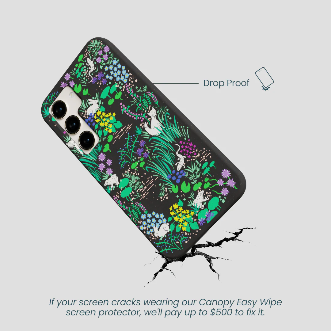 Black Midnight Pond Samsung Galaxy S23 Case - Image 5