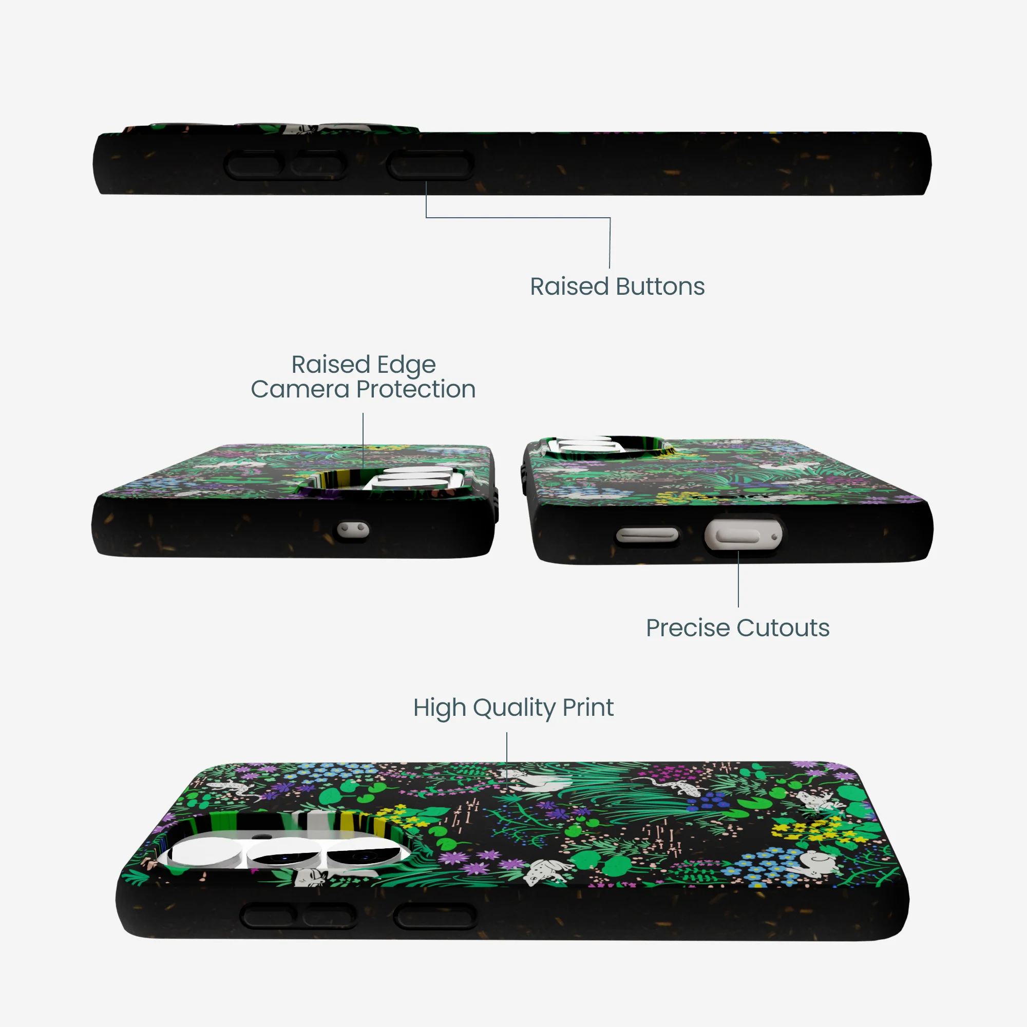 Black Midnight Pond Samsung Galaxy S26 Case - Image 3
