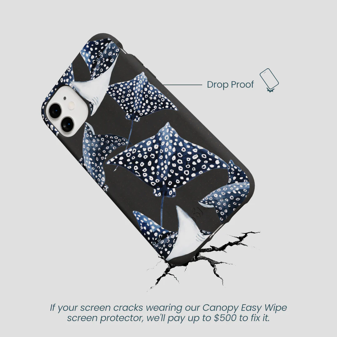Black Midnight Rays iPhone 11 Case - Image 5