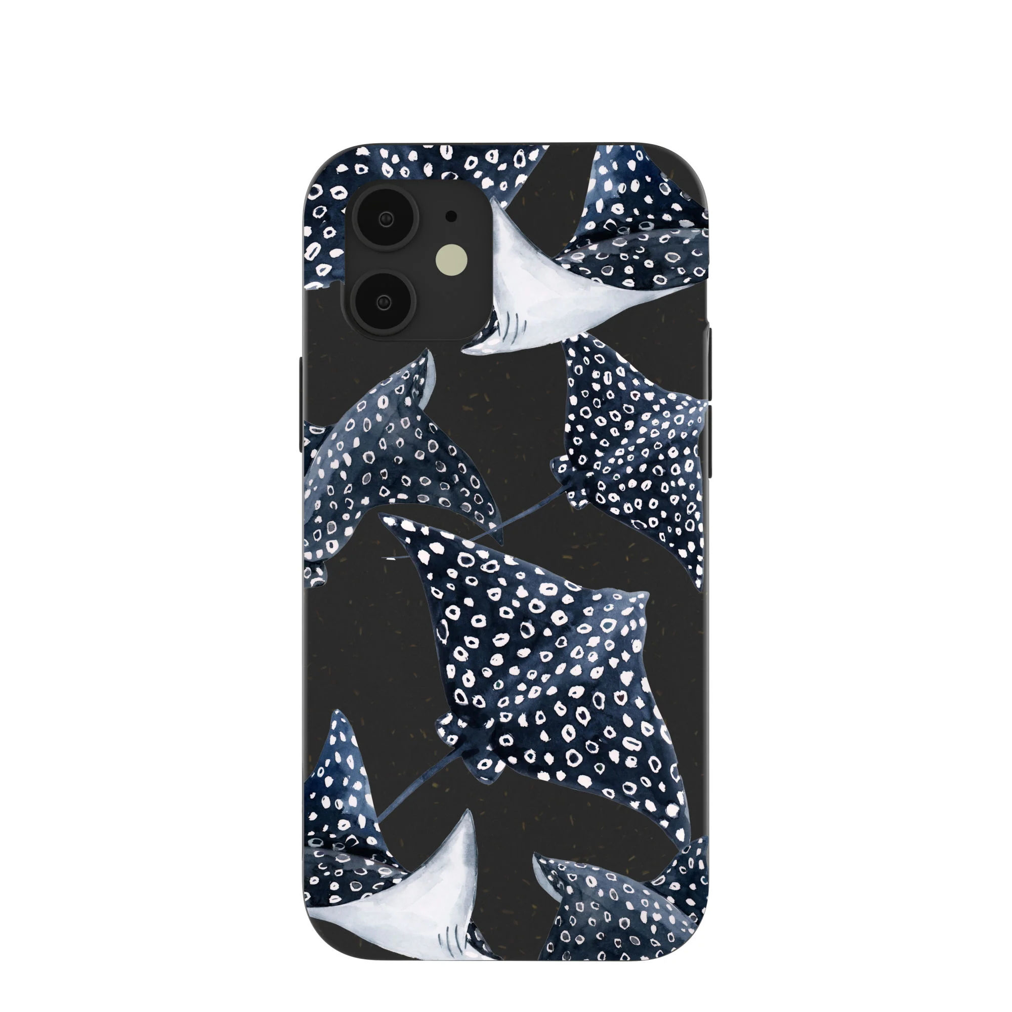 Black Midnight Rays iPhone 12/ iPhone 12 Pro Case
