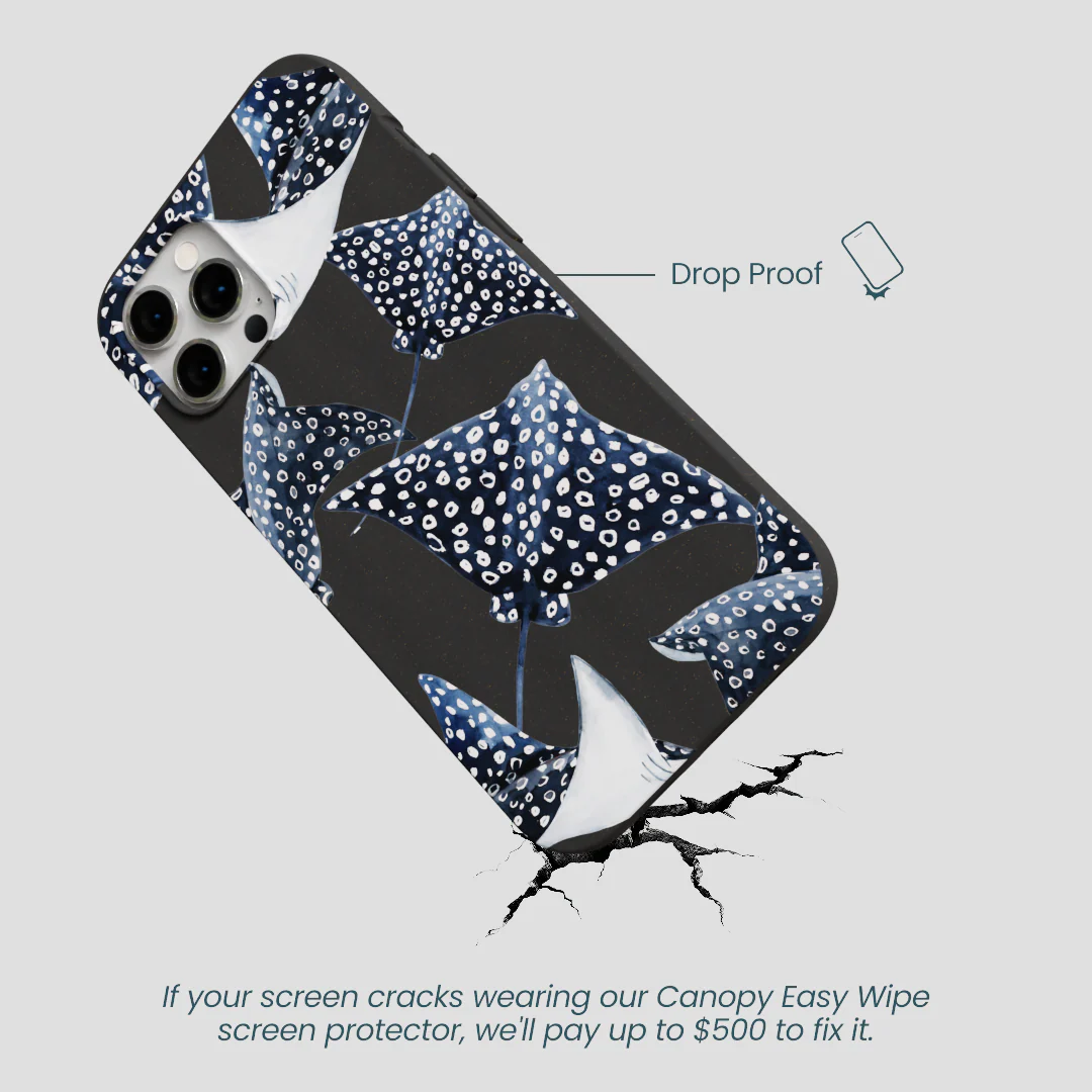 Black Midnight Rays iPhone 12 Pro Max Case - Image 5