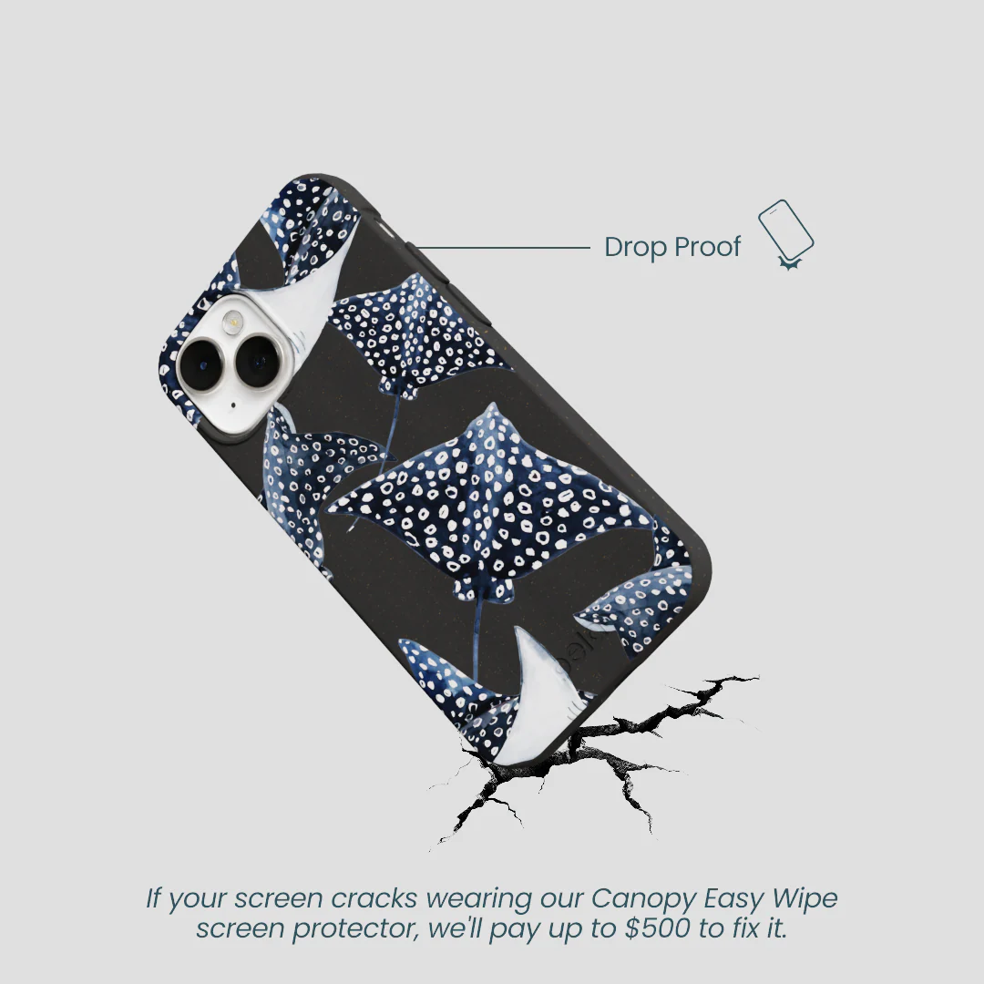 Black Midnight Rays iPhone 13 Mini Case - Image 5