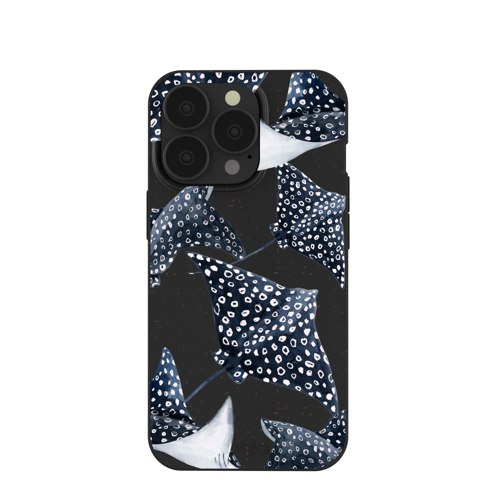 Black Midnight Rays iPhone 13 Pro Case