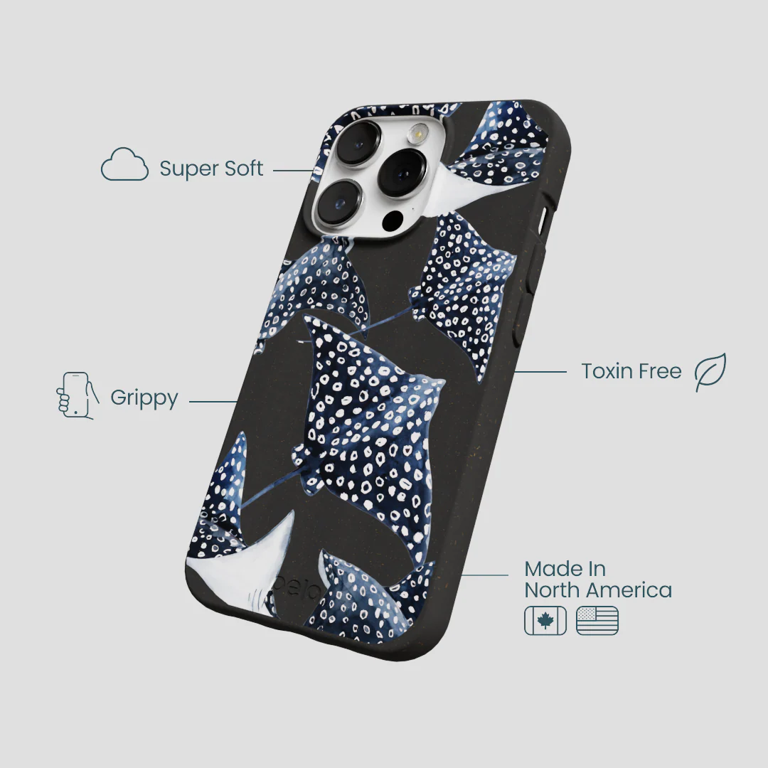 Black Midnight Rays iPhone 13 Pro Case - Image 4