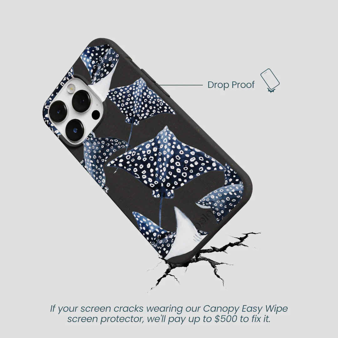 Black Midnight Rays iPhone 13 Pro Case - Image 5