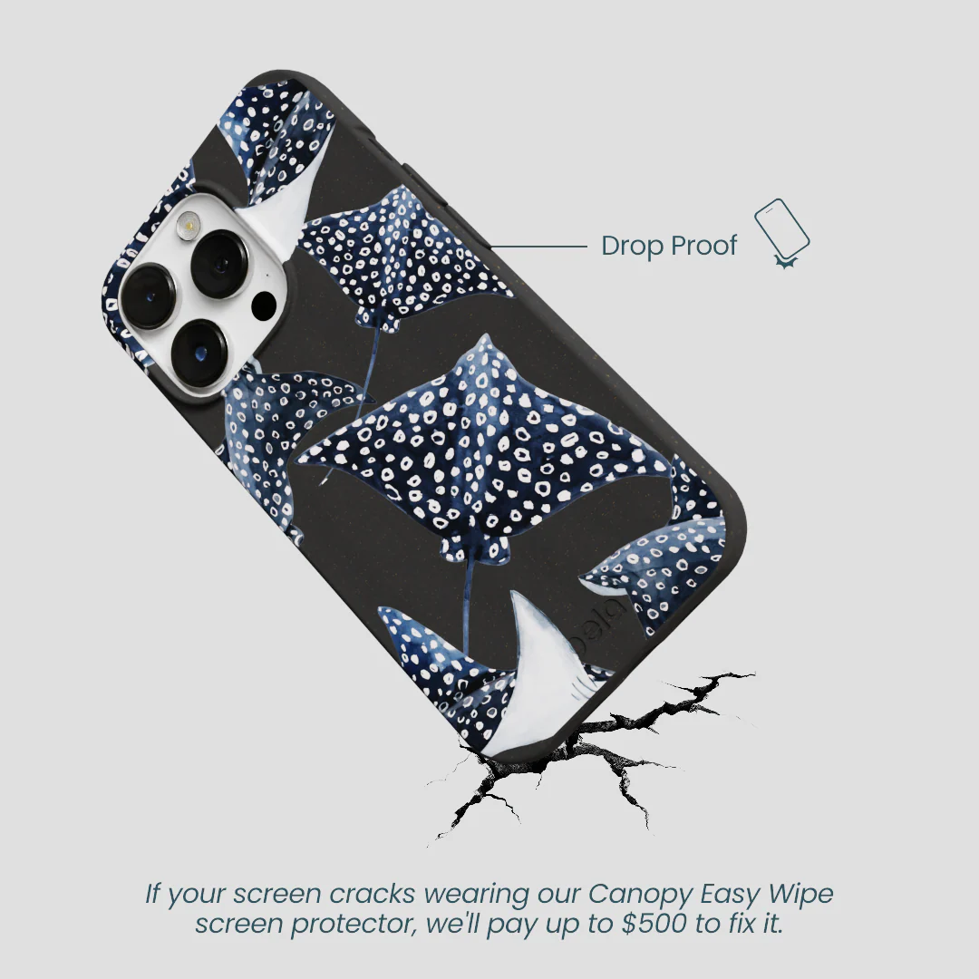Black Midnight Rays iPhone 13 Pro Max Case - Image 5