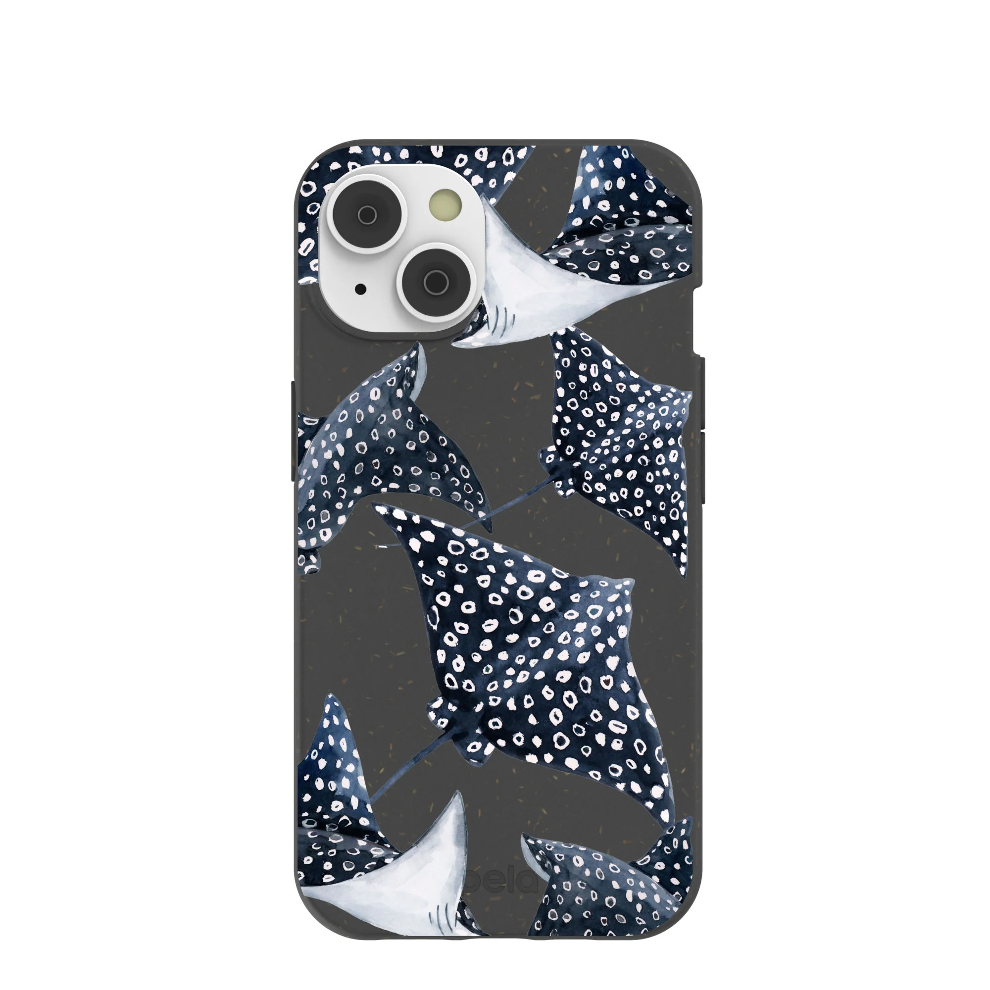Black Midnight Rays iPhone 14 Case