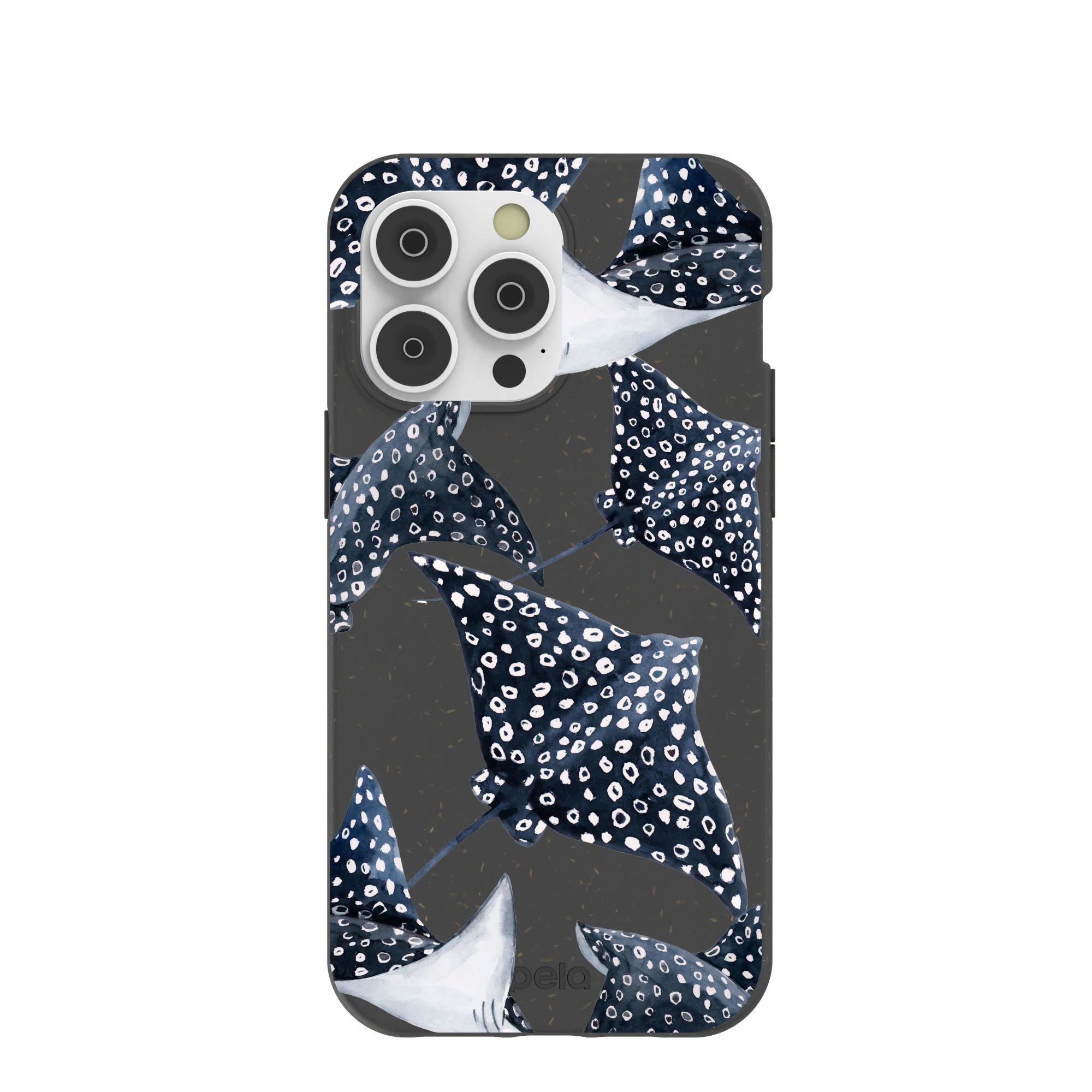 Black Midnight Rays iPhone 14 Pro Max Case