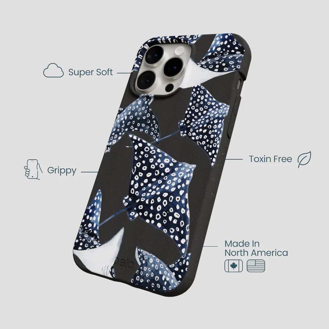 Black Midnight Rays iPhone 14 Pro Max Case - Image 4