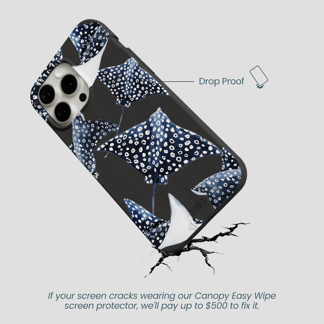 Black Midnight Rays iPhone 14 Pro Max Case - Image 5