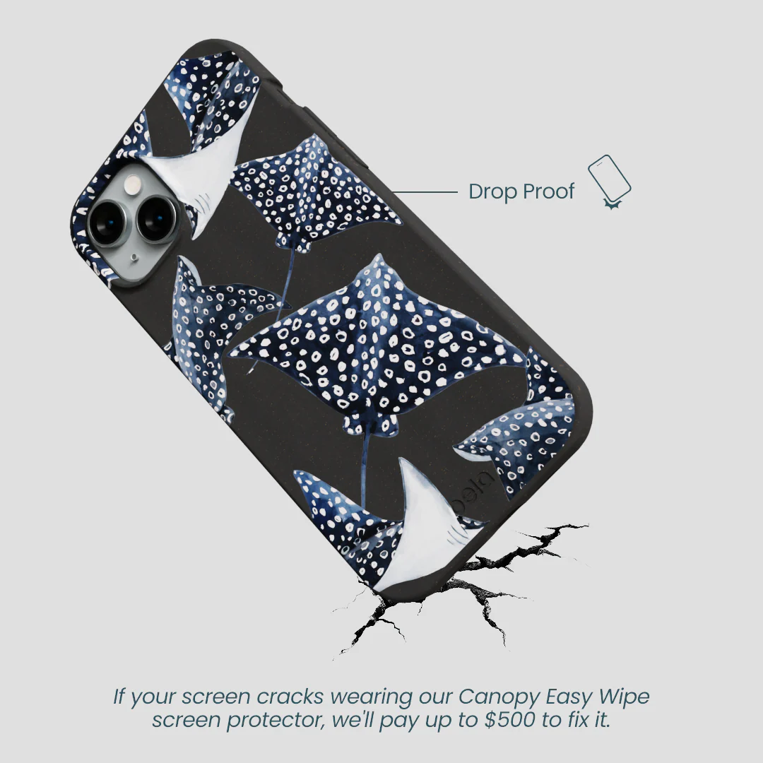 Black Midnight Rays iPhone 15 Plus Case - Image 5