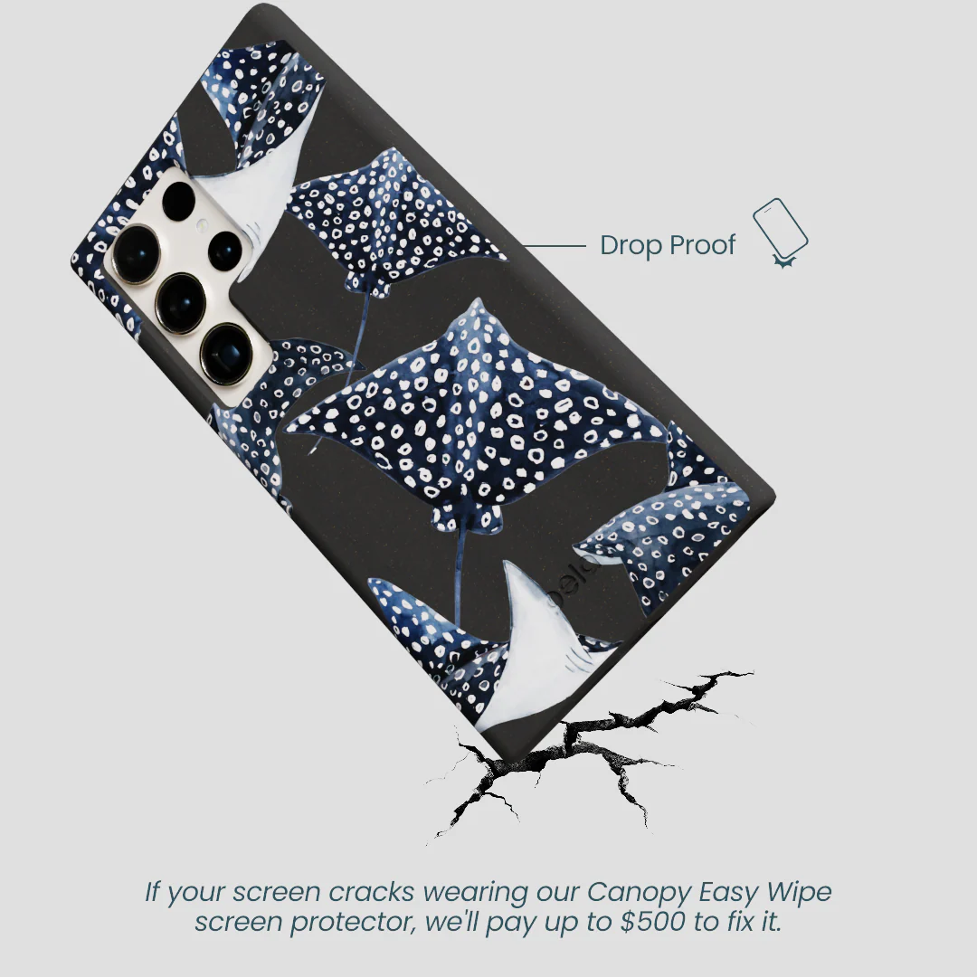 Black Midnight Rays Samsung Galaxy S24 Ultra Case - Image 5