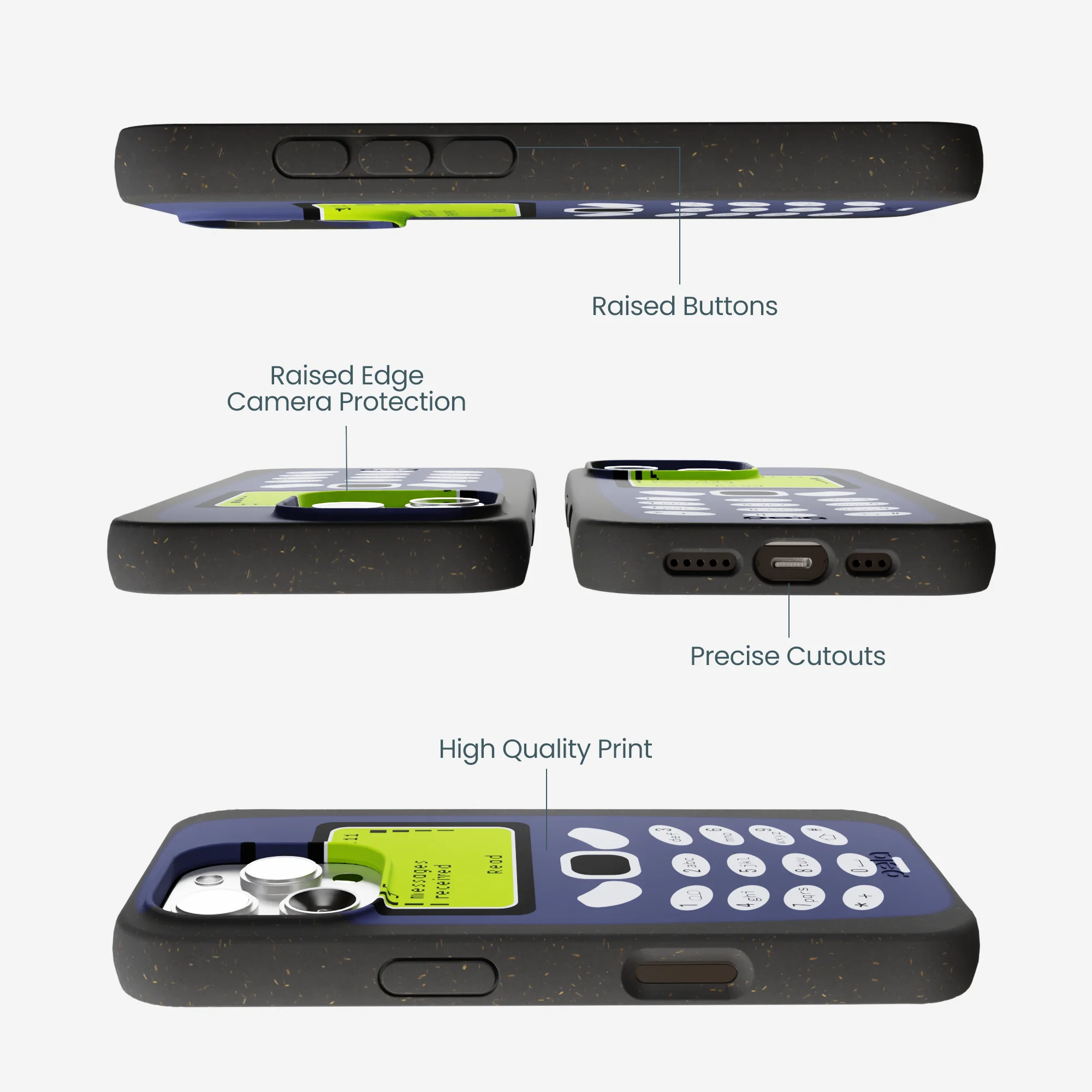 Black Mobile iPhone 16 Pro Max Case - Image 3