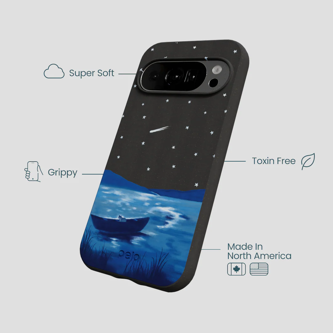 Black Moonlight Lake Google Pixel 10/10 Pro Case - Image 4