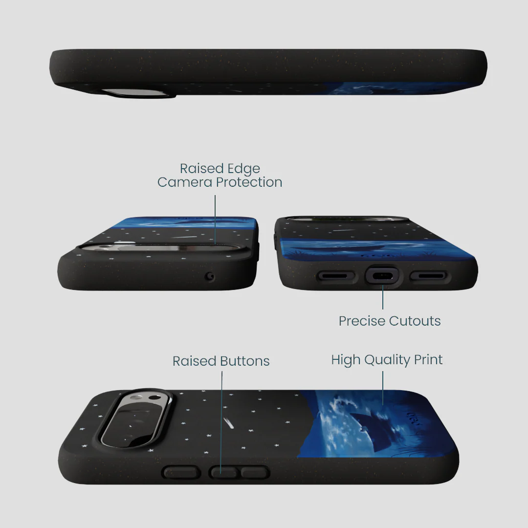Black Moonlight Lake Google Pixel 10 Pro XL Case - Image 3