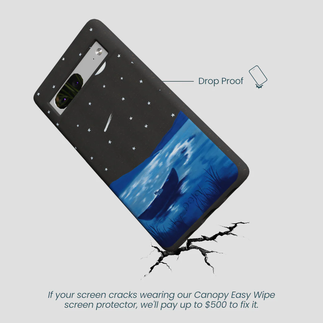 Black Moonlight Lake Google Pixel 7 Case - Image 5