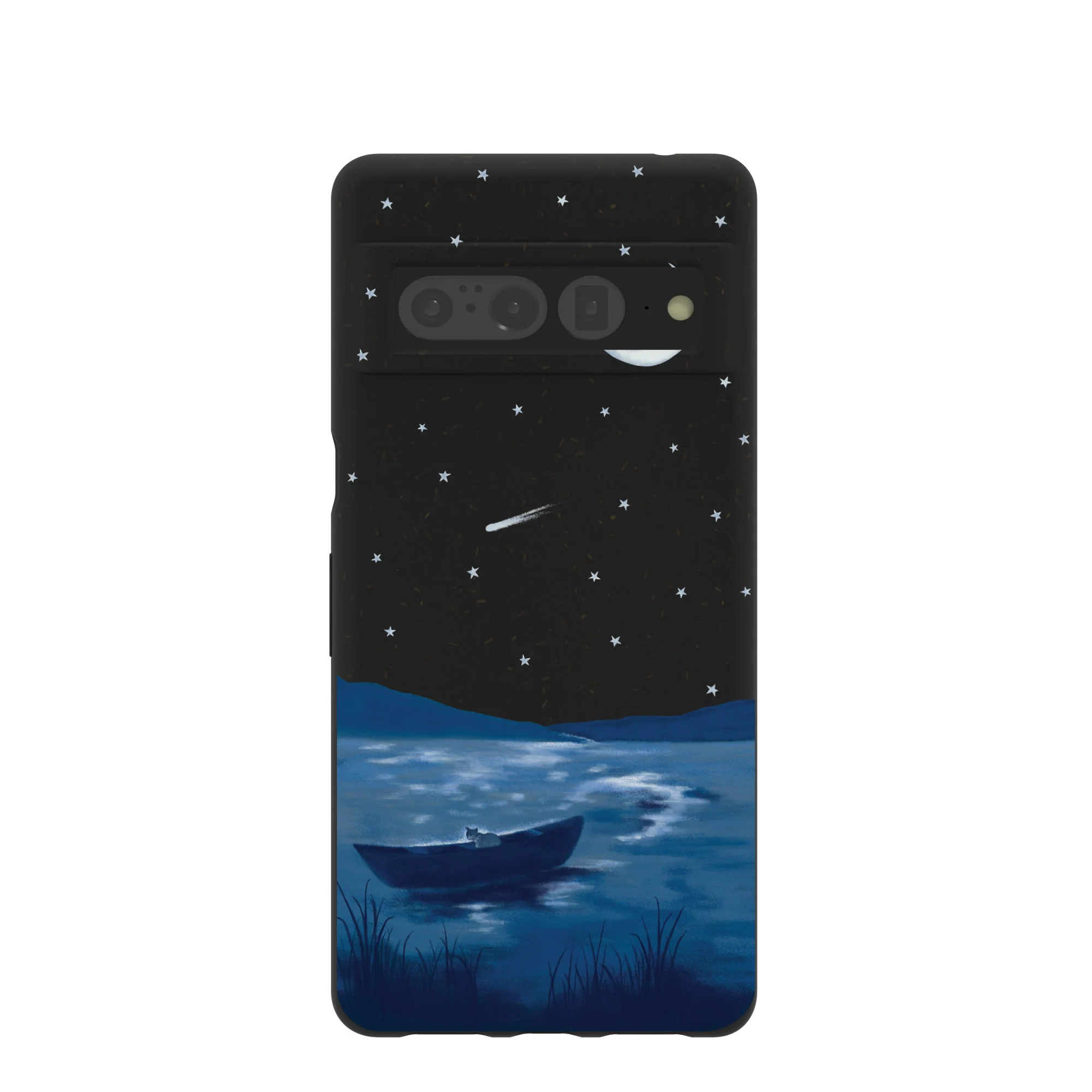 Black Moonlight Lake Google Pixel 7 Pro Case