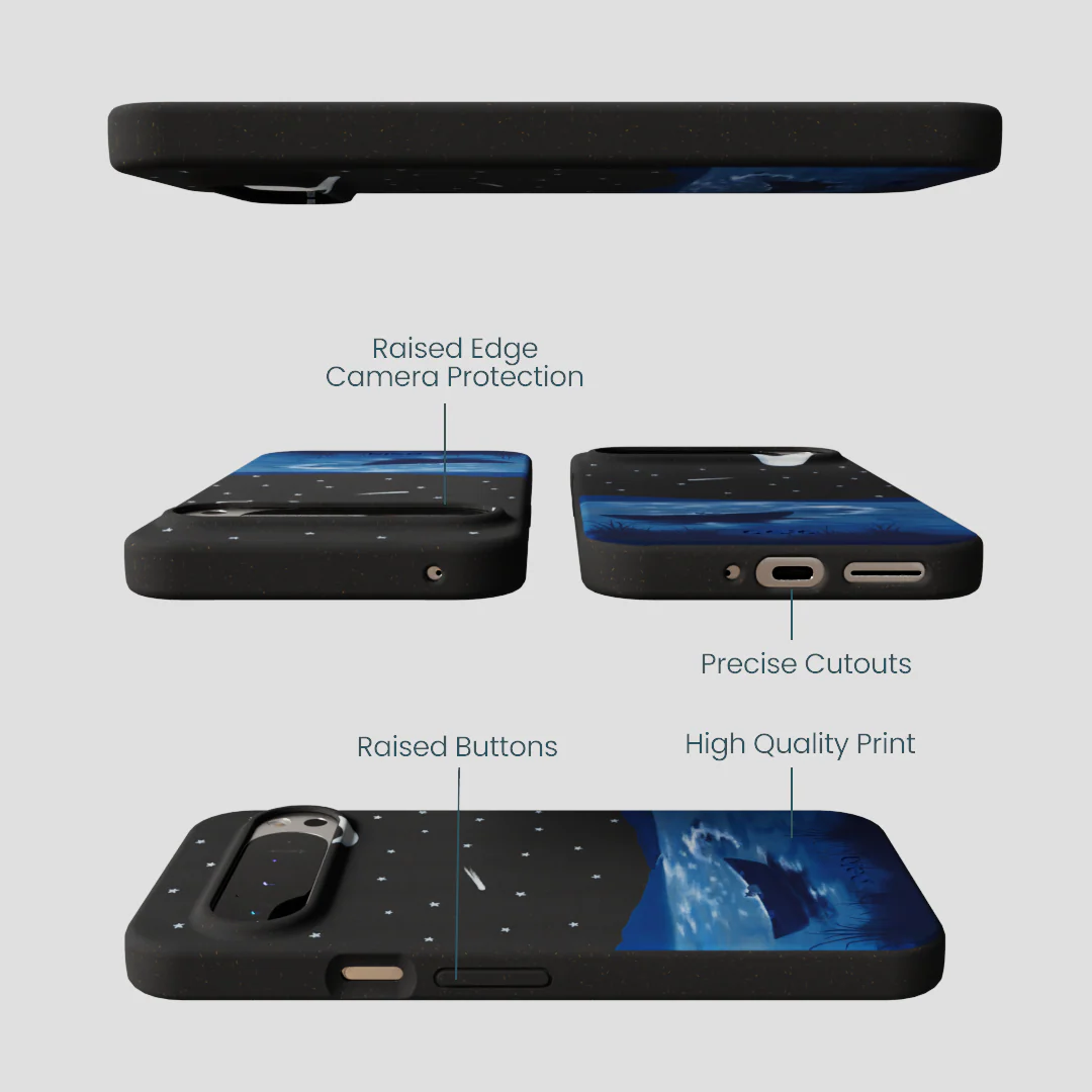 Black Moonlight Lake Google Pixel 9 Pro XL Case - Image 3