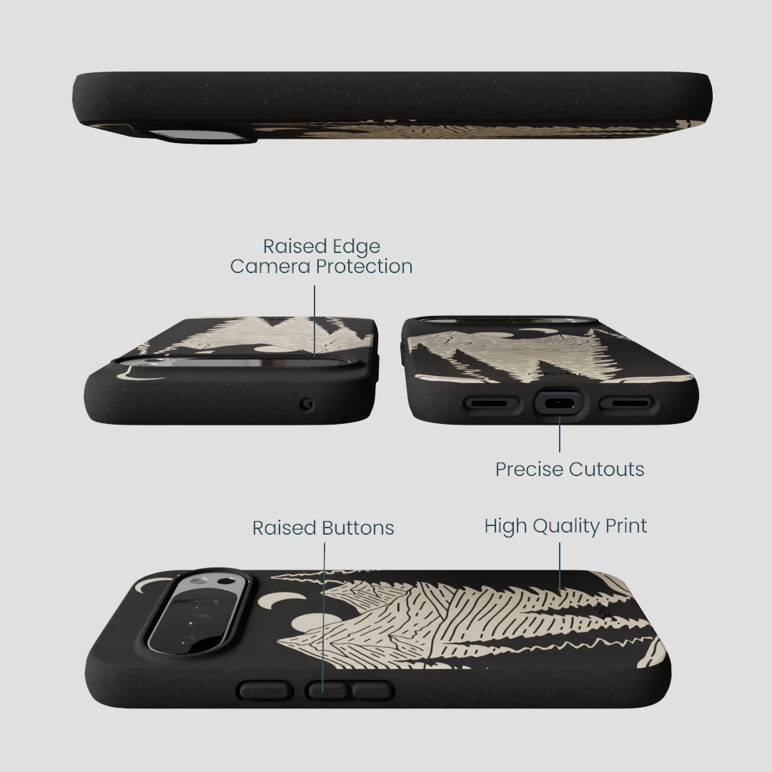 Black Moonlight Peaks Google Pixel 10 Pro XL Case - Image 3