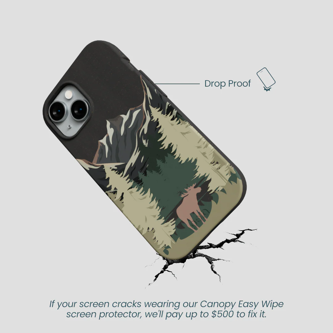 Black Moose Mountain iPhone 14 Case - Image 5