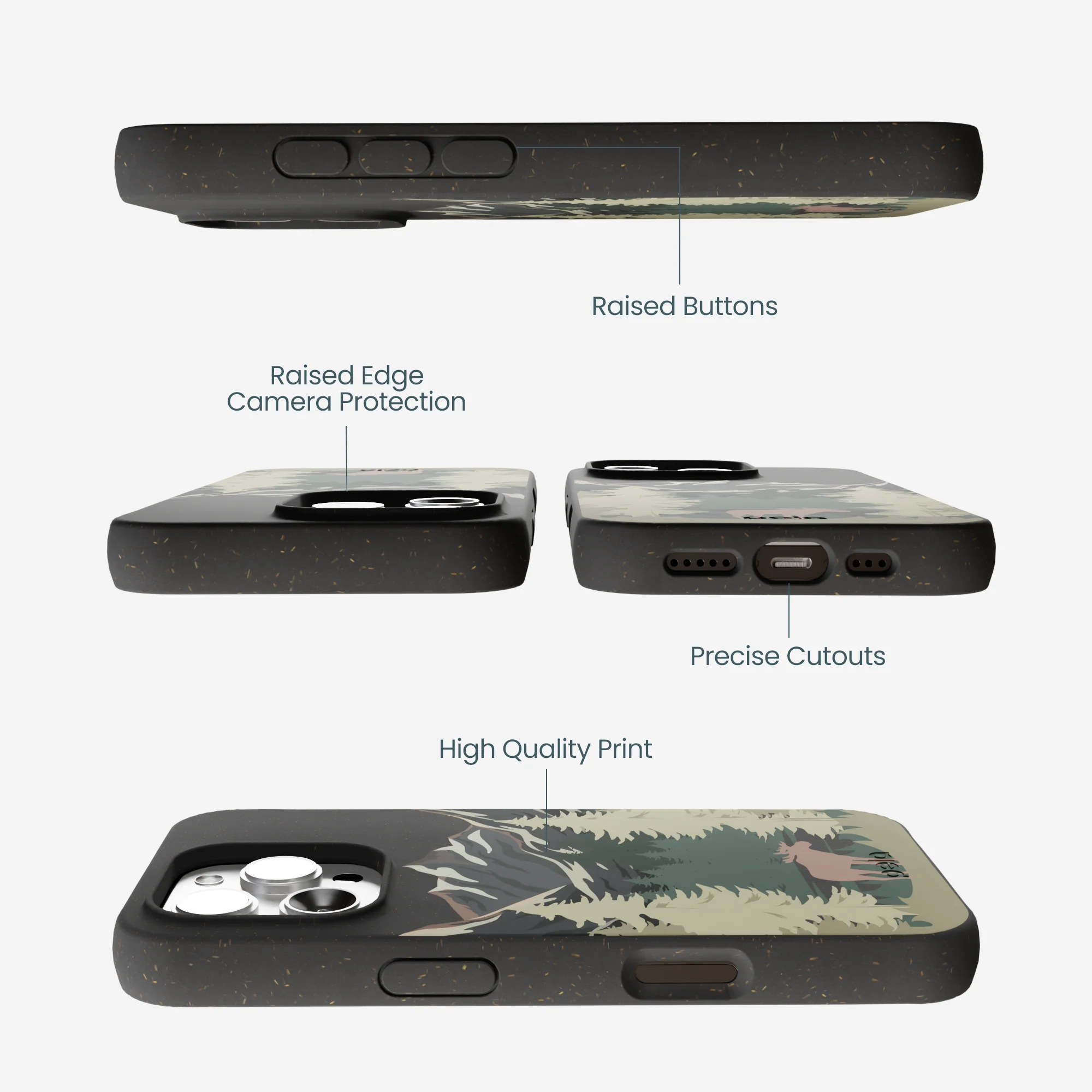 Black Moose Mountain iPhone 16 Pro Max Case - Image 3