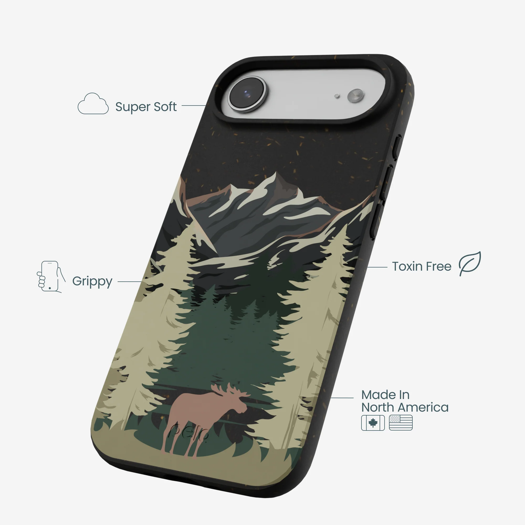 Black Moose Mountain iPhone Air Case - Image 4