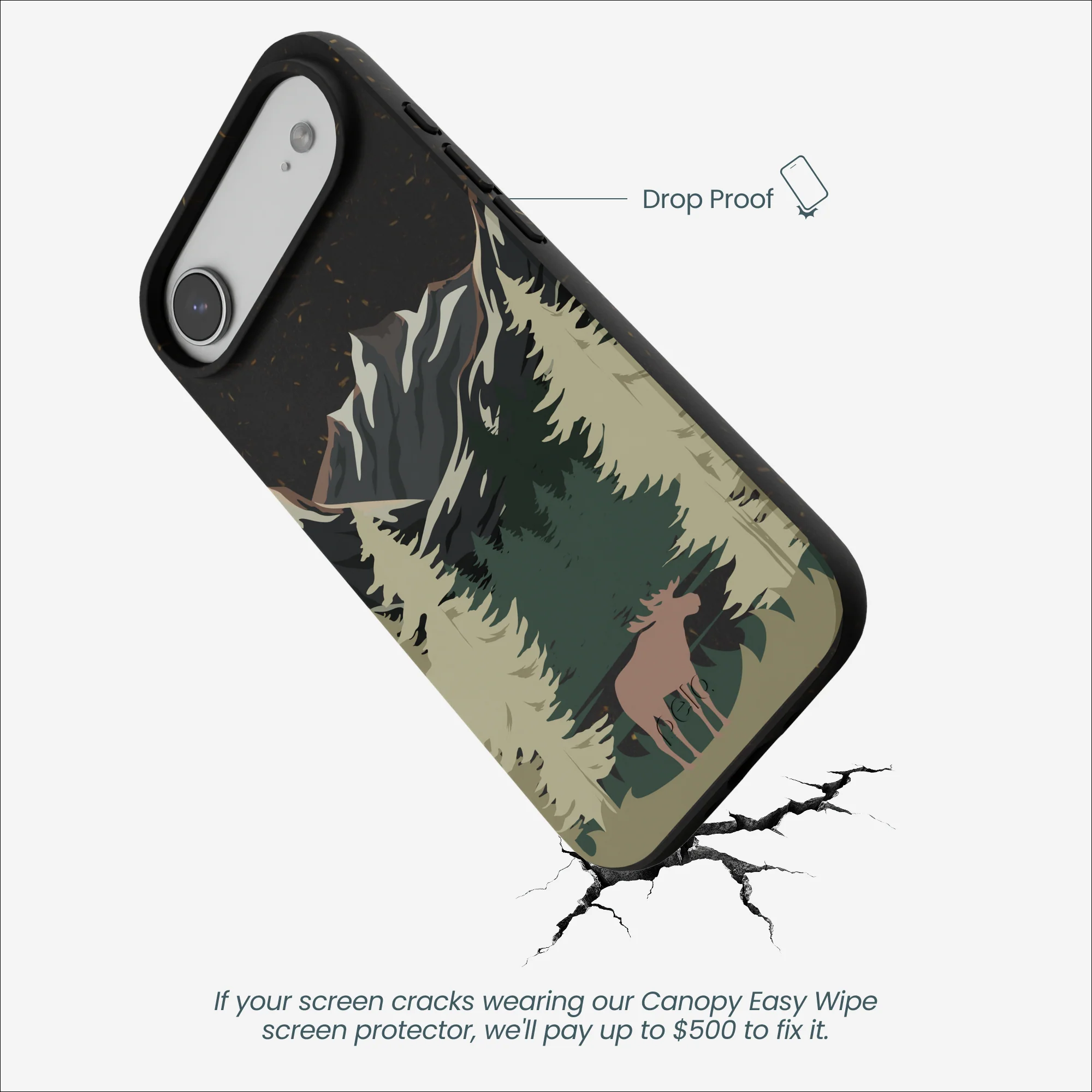 Black Moose Mountain iPhone Air Case - Image 5