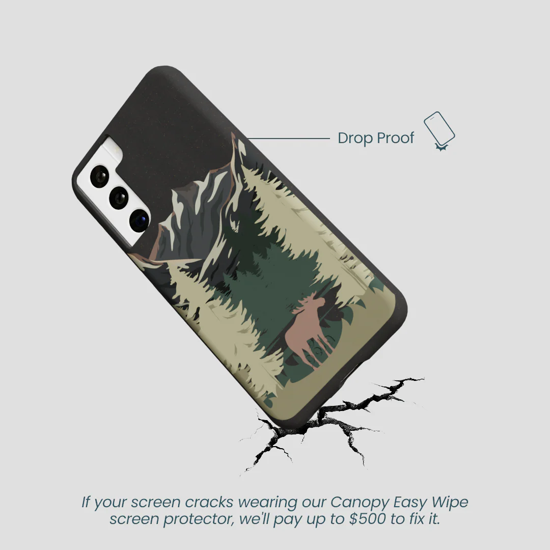 Black Moose Mountain Samsung Galaxy S22 Case - Image 5