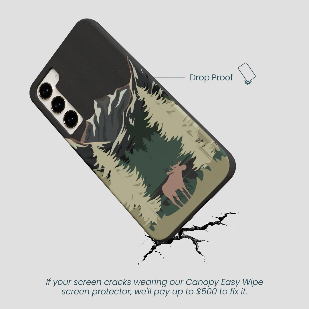 Black Moose Mountain Samsung Galaxy S23+(Plus) Case - Image 5