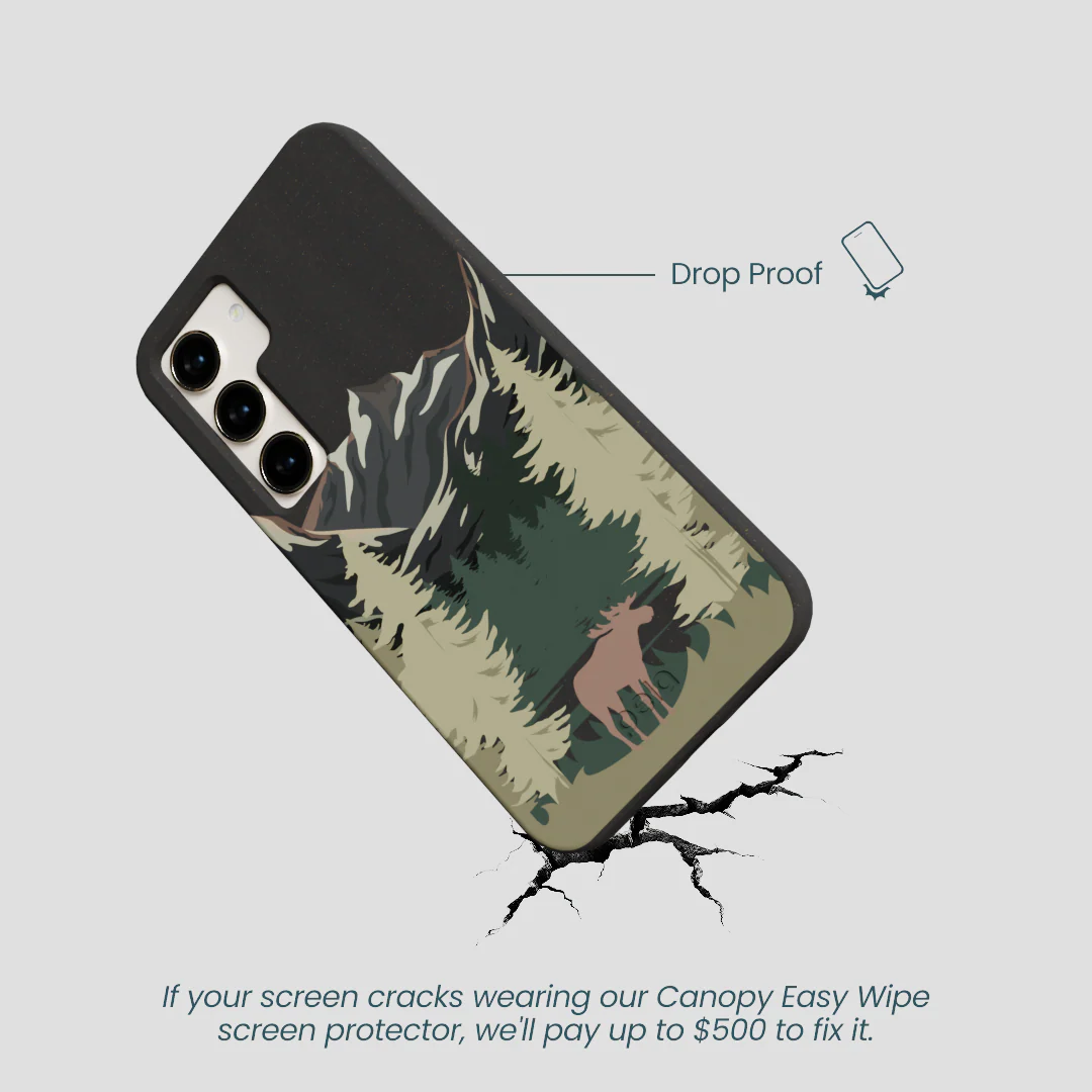 Black Moose Mountain Samsung Galaxy S24 Case - Image 5