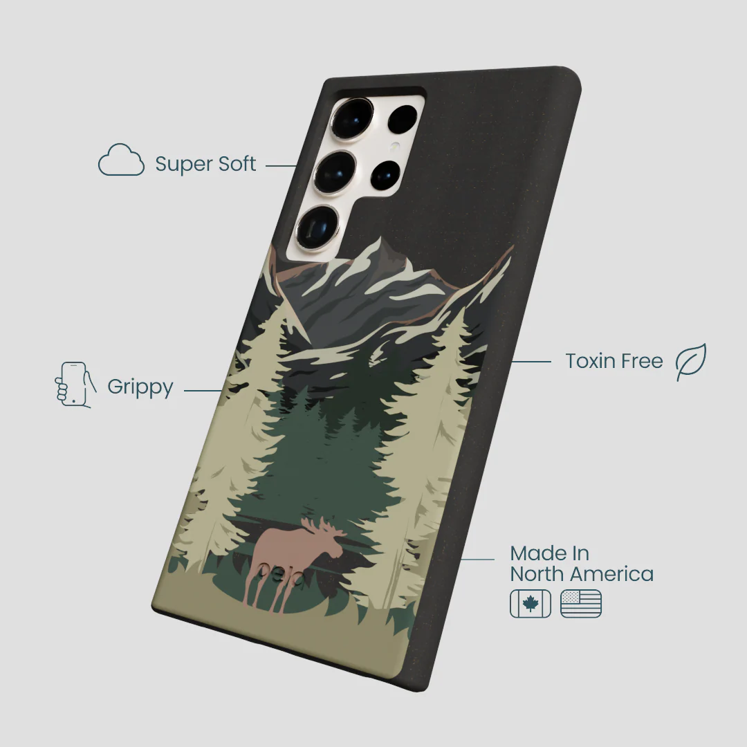 Black Moose Mountain Samsung Galaxy S24 Ultra Case - Image 4