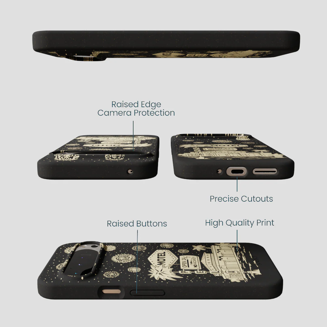 Black Motel Pela Google Pixel 9 Pro XL Case - Image 3