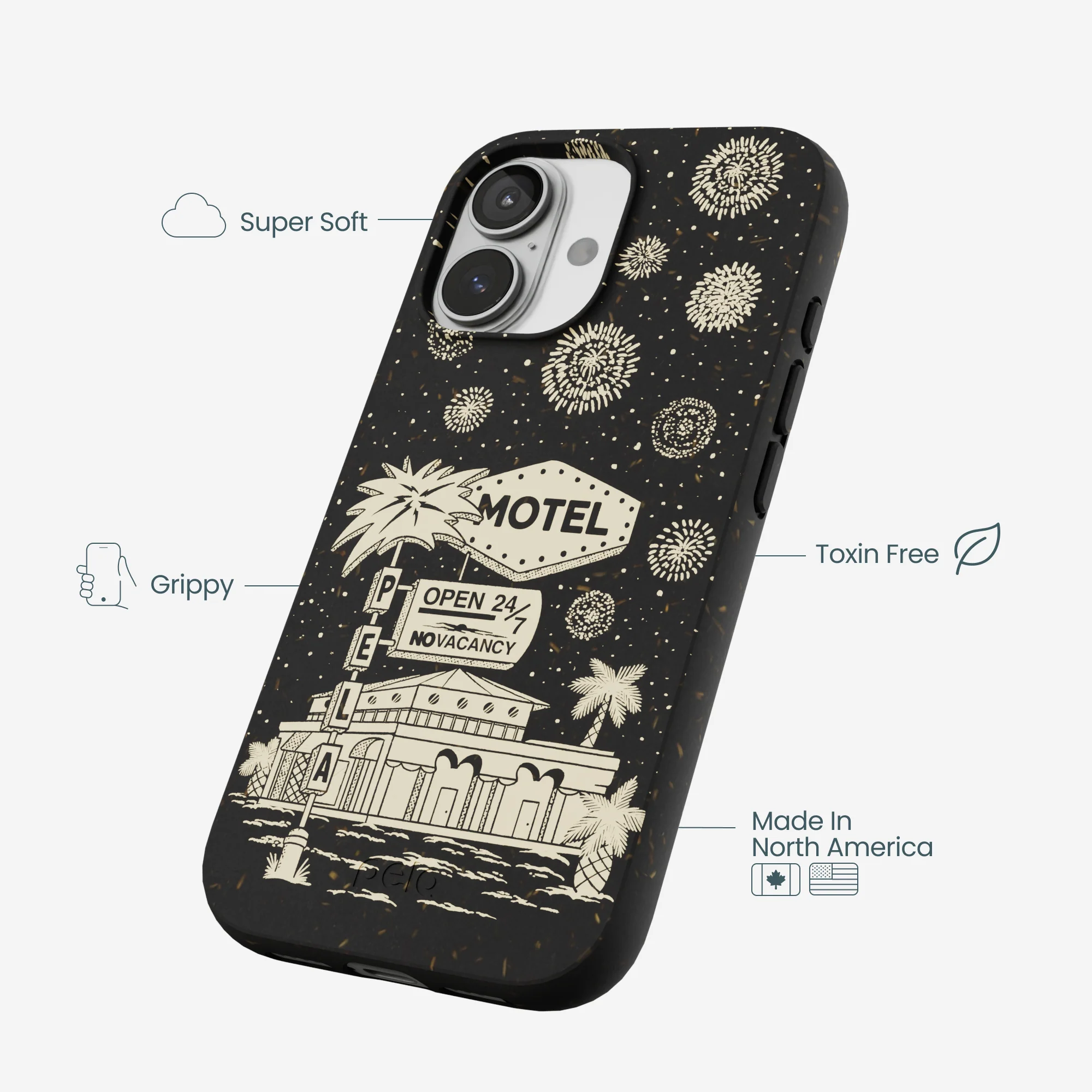 Black Motel Pela iPhone 17 Case - Image 4