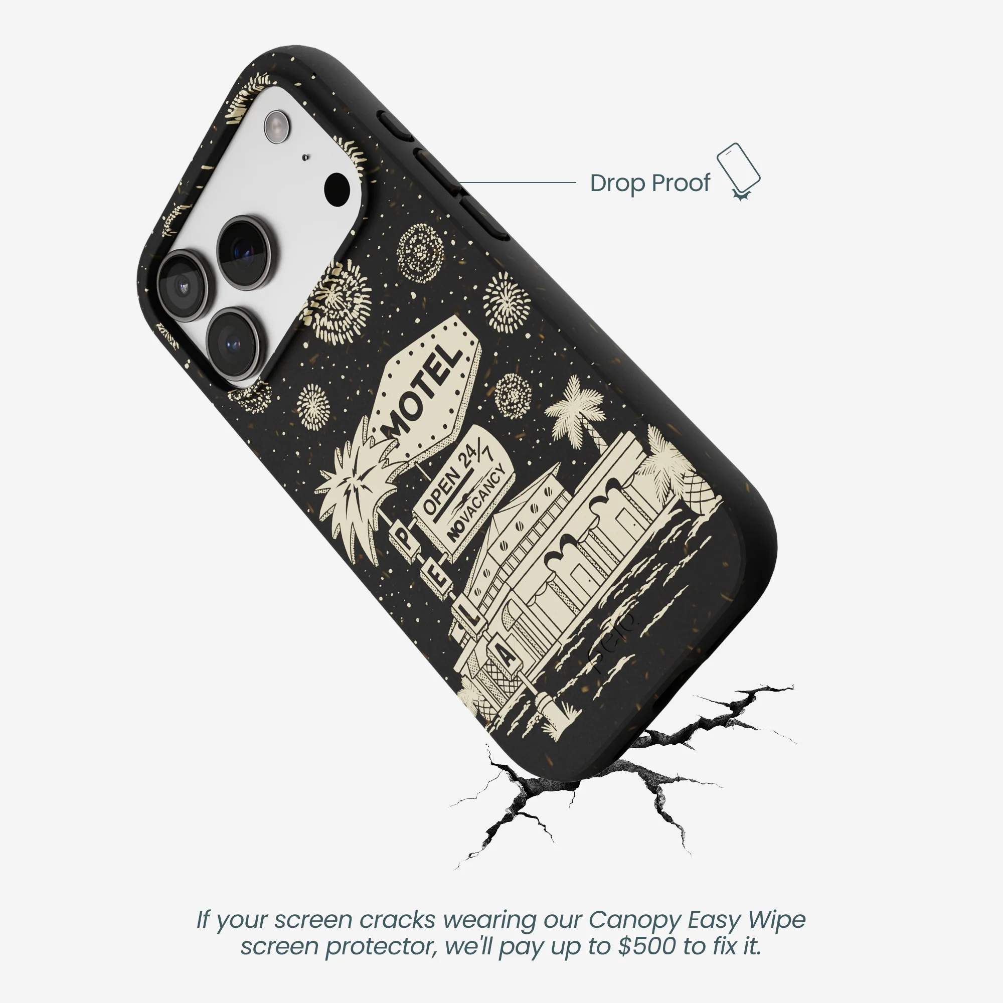 Black Motel Pela iPhone 17 Pro Case - Image 5