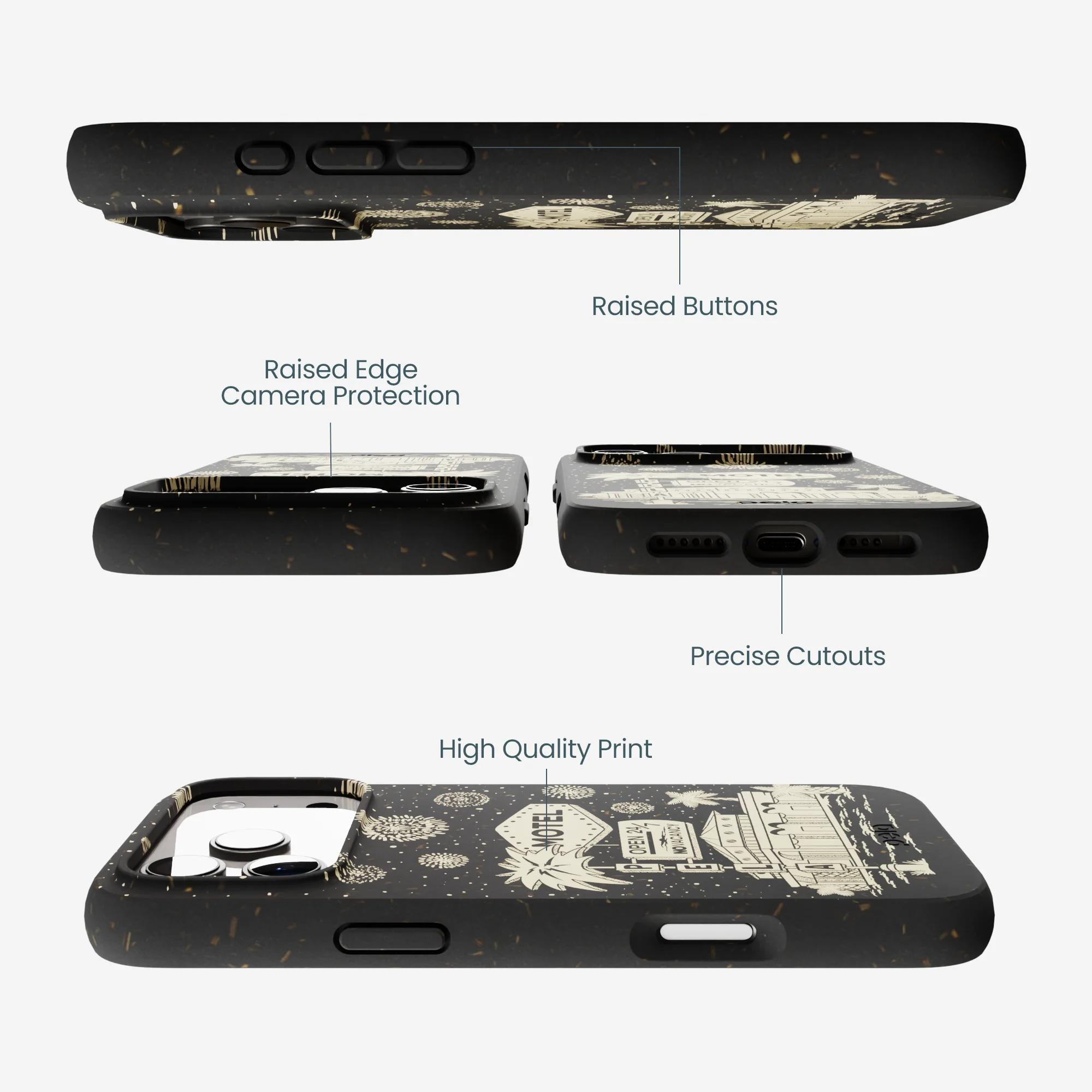 Black Motel Pela iPhone 17 Pro Max Case - Image 3