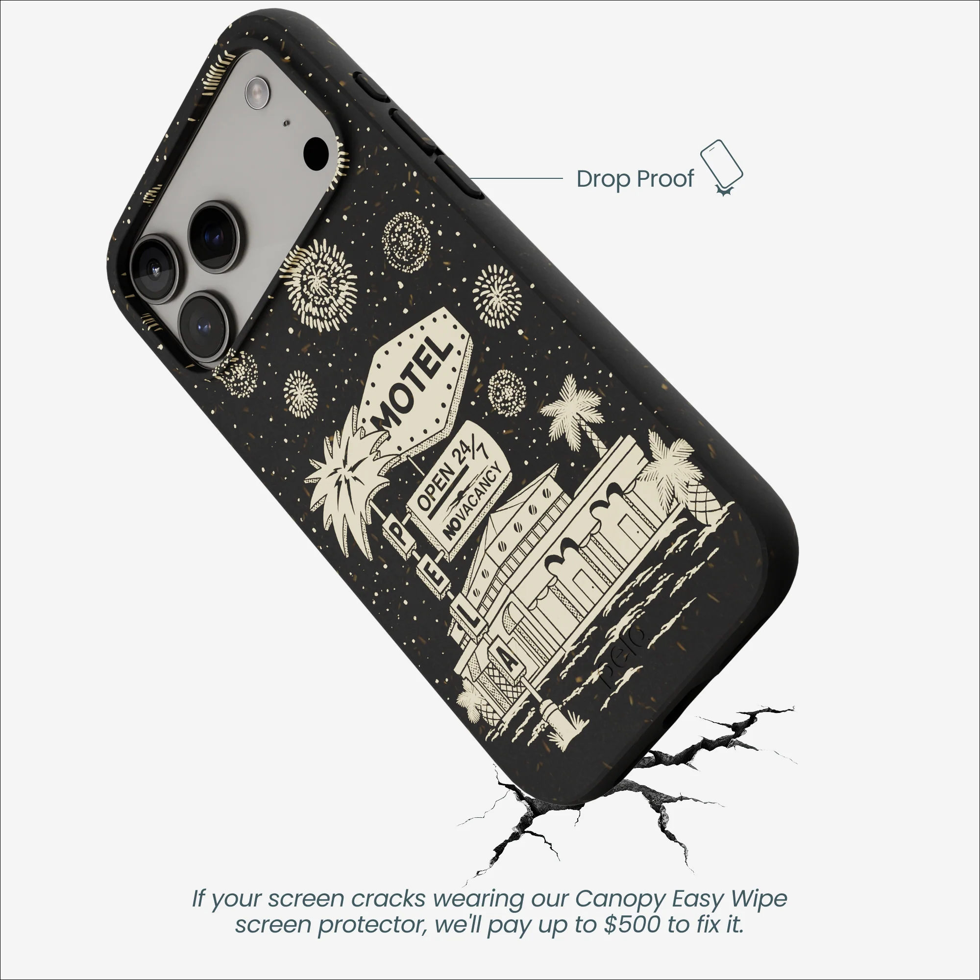Black Motel Pela iPhone 17 Pro Max Case - Image 5