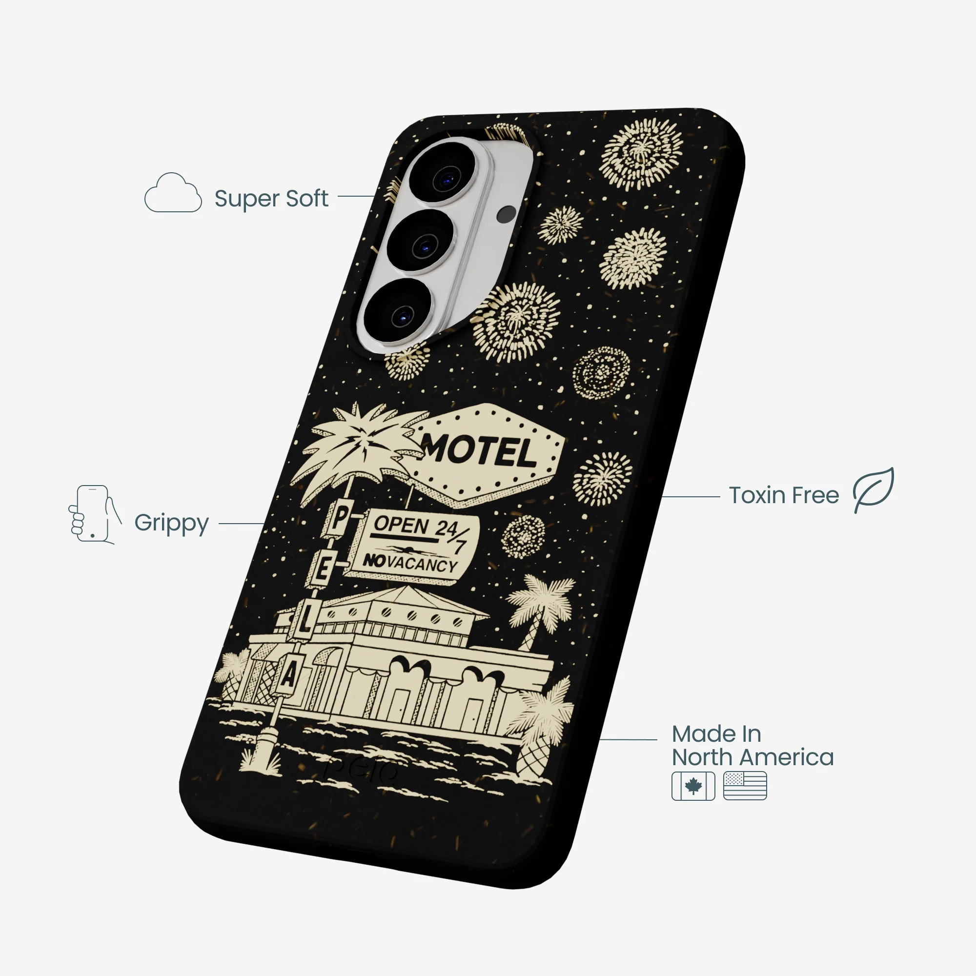 Black Motel Pela Samsung Galaxy S26 Case - Image 4