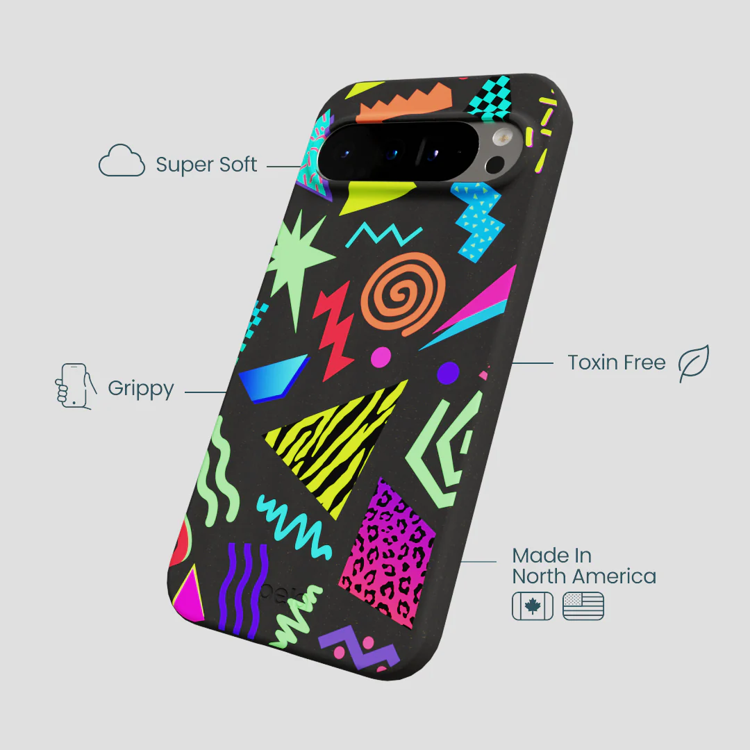 Black Neon Blast Google Pixel 9 Pro XL Case - Image 3