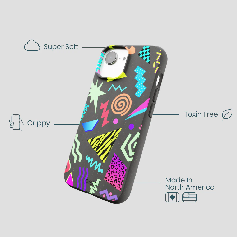 Black Neon Blast iPhone 16e/17e Case - Image 4