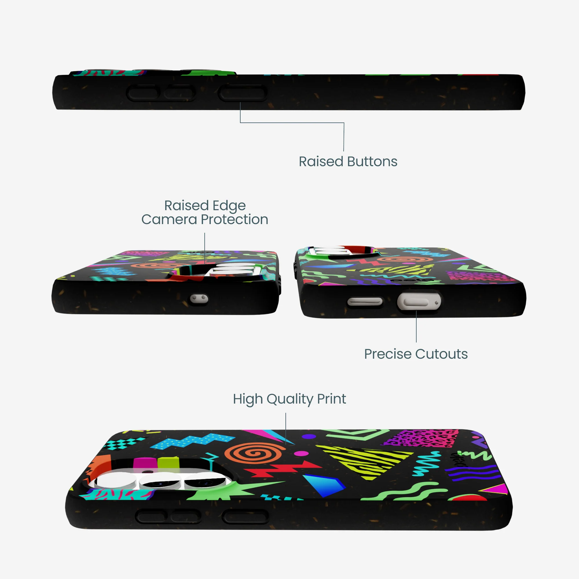 Black Neon Blast Samsung Galaxy S26 Case - Image 2