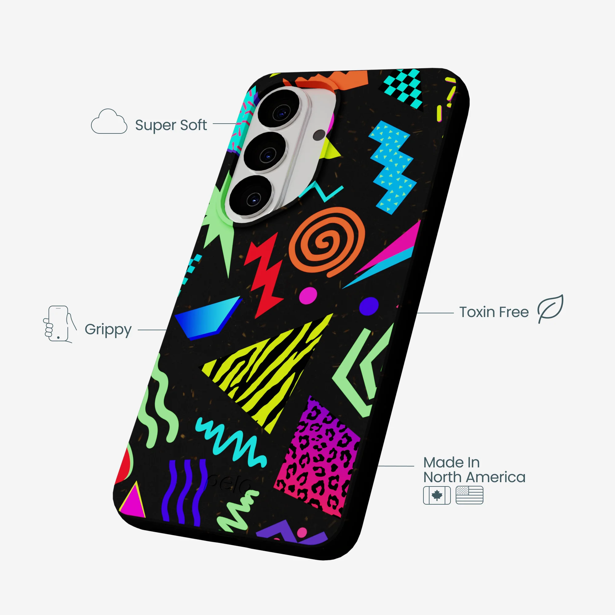 Black Neon Blast Samsung Galaxy S26 Case - Image 3