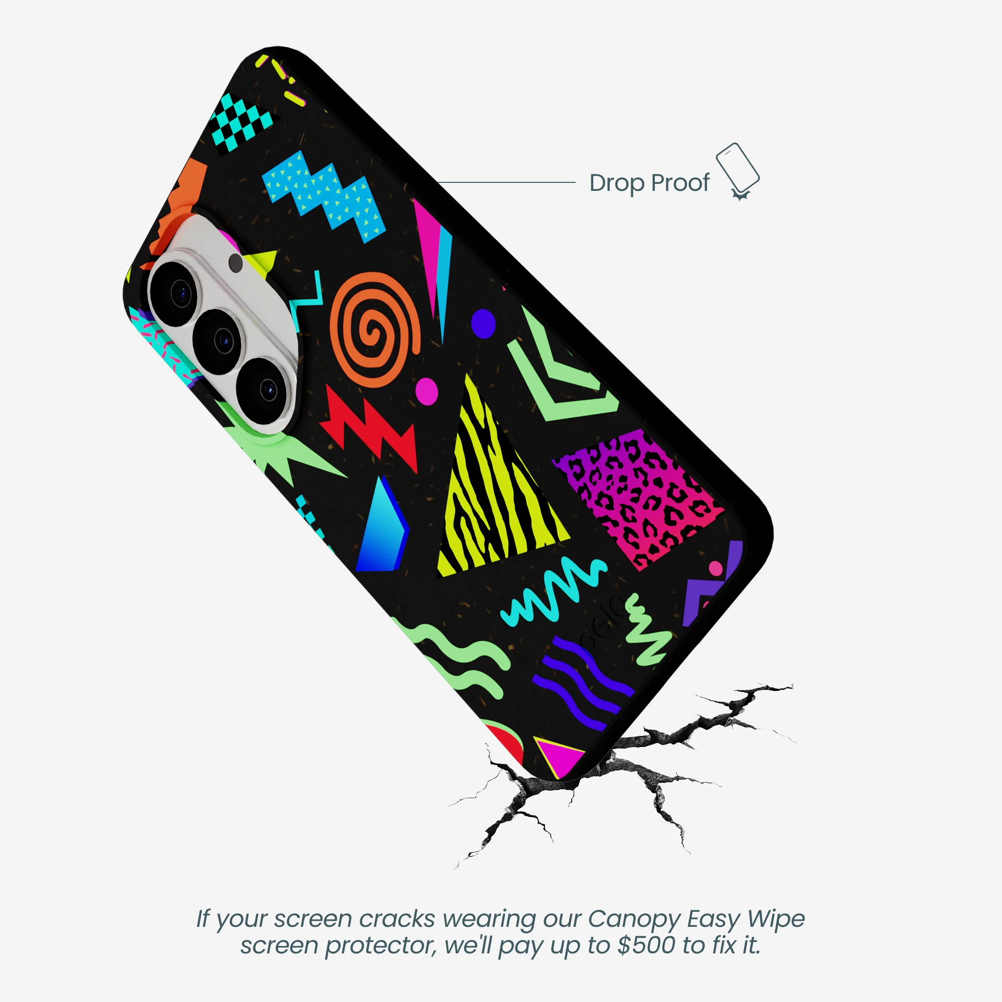 Black Neon Blast Samsung Galaxy S26 Case - Image 4