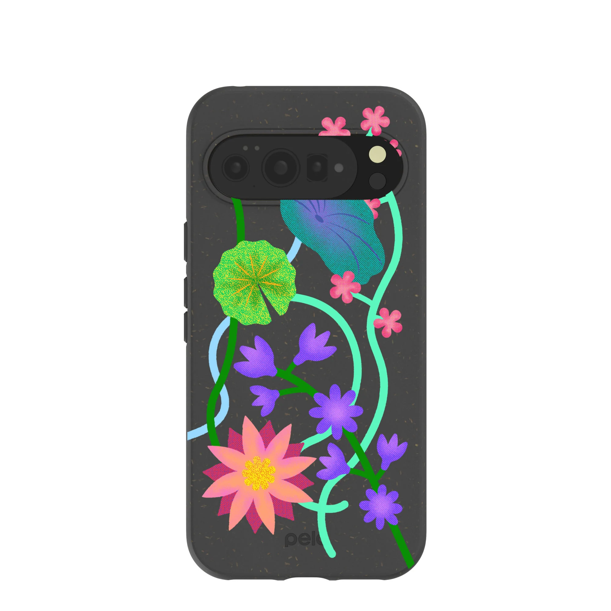 Black Neon Garden Google Pixel 10 Pro XL Case