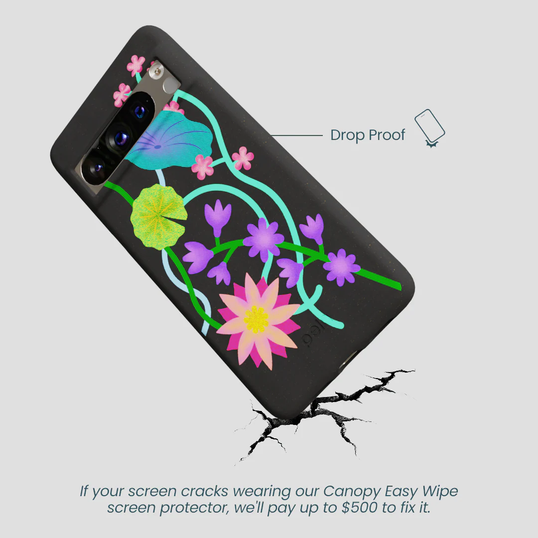 Black Neon Garden Google Pixel 8 Pro Case - Image 5
