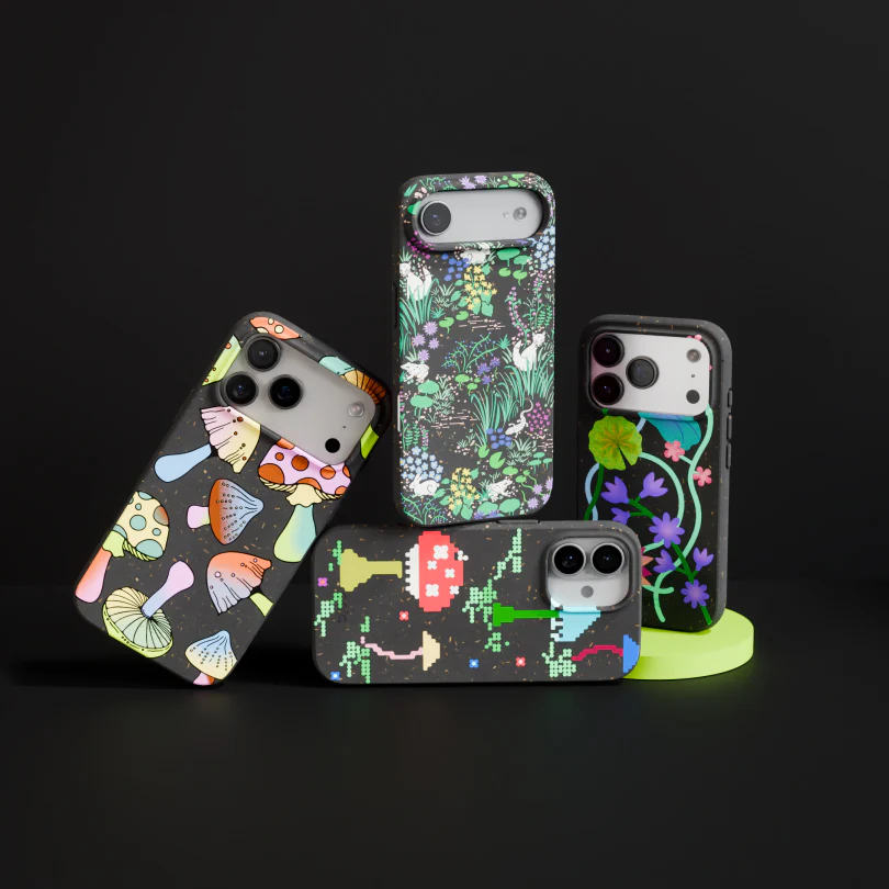 Black Neon Garden Google Pixel 8a Case - Image 2